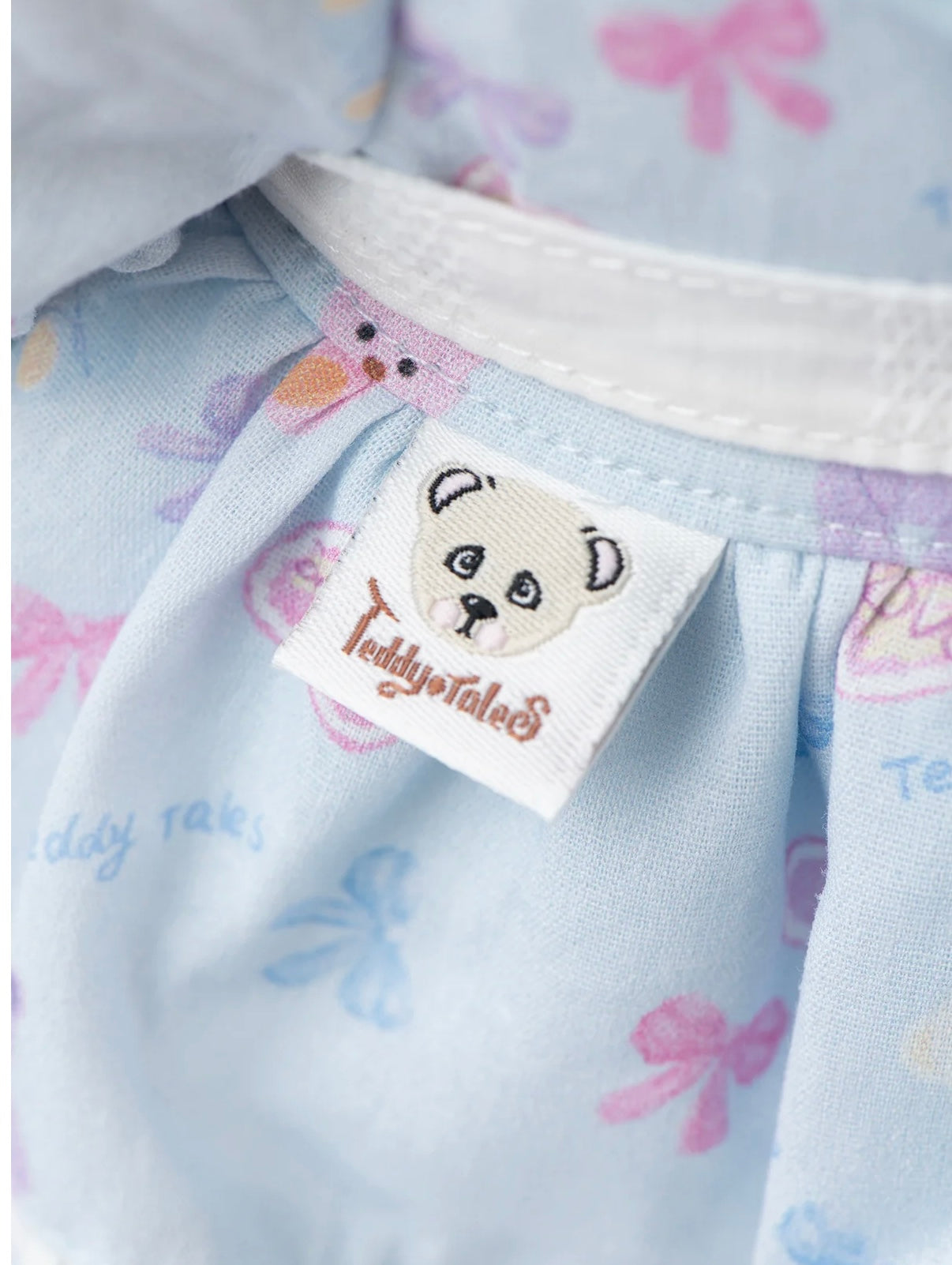 Blue butterfly orchid dress 30 cm baby