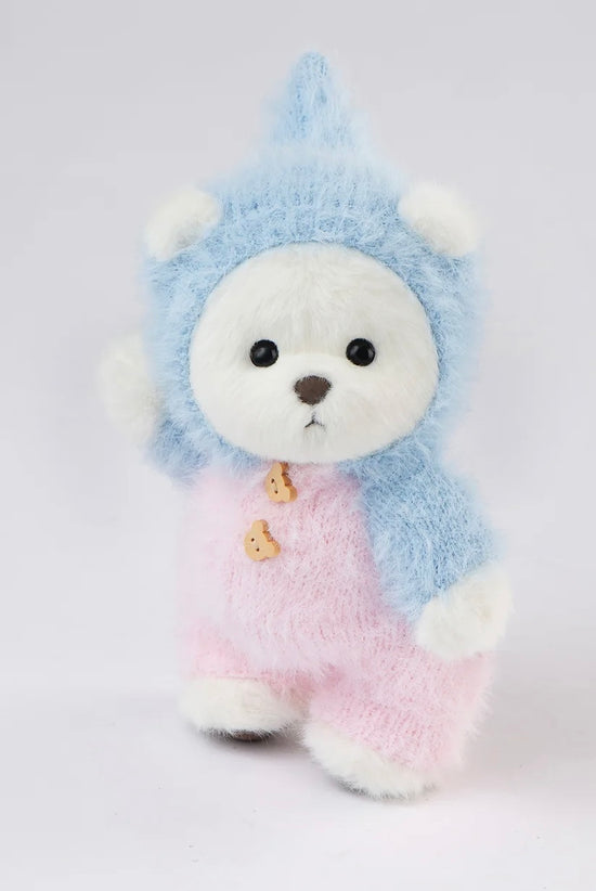 20 cm elf sleepy blue and pink suit