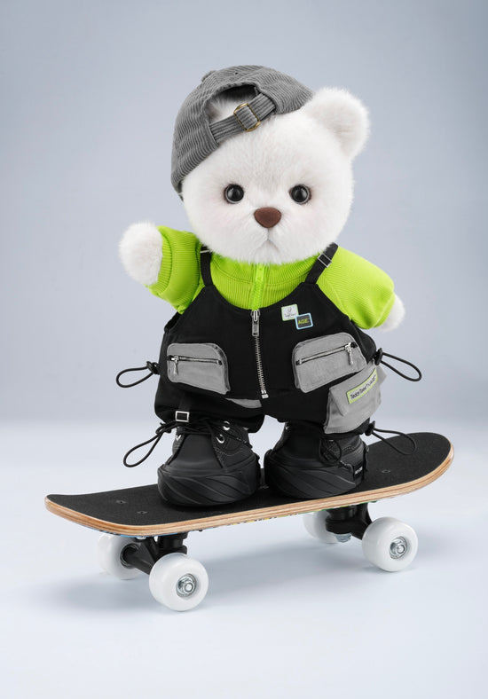 38 cm Hug Bear skate boy set