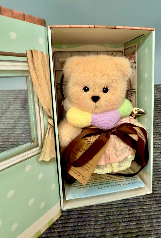 15 cm pink dress bear