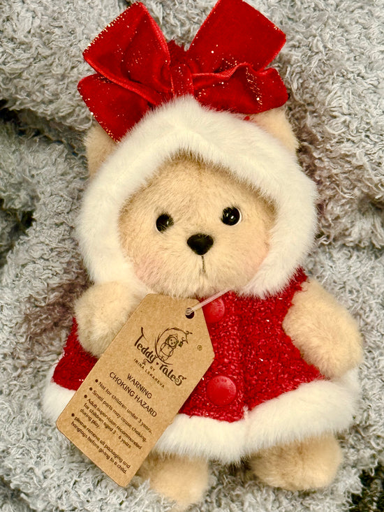 15 cm Bear with bow tie cloak